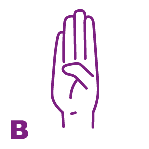 B
